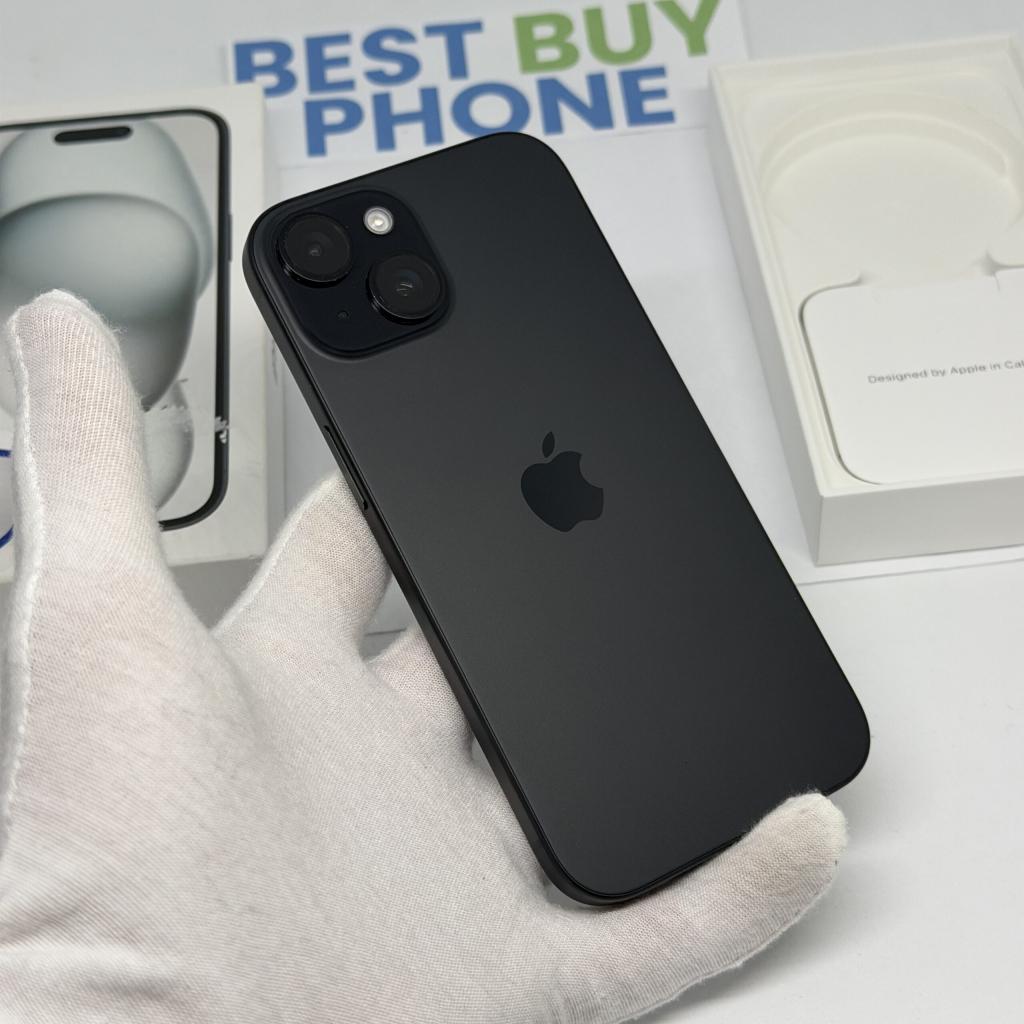 iPhone 15 128GB zwart /88% batt /krasvrij glas /garantie, Telecommunicatie, Mobiele telefoons | Apple iPhone, 128 GB, IPhone 15
