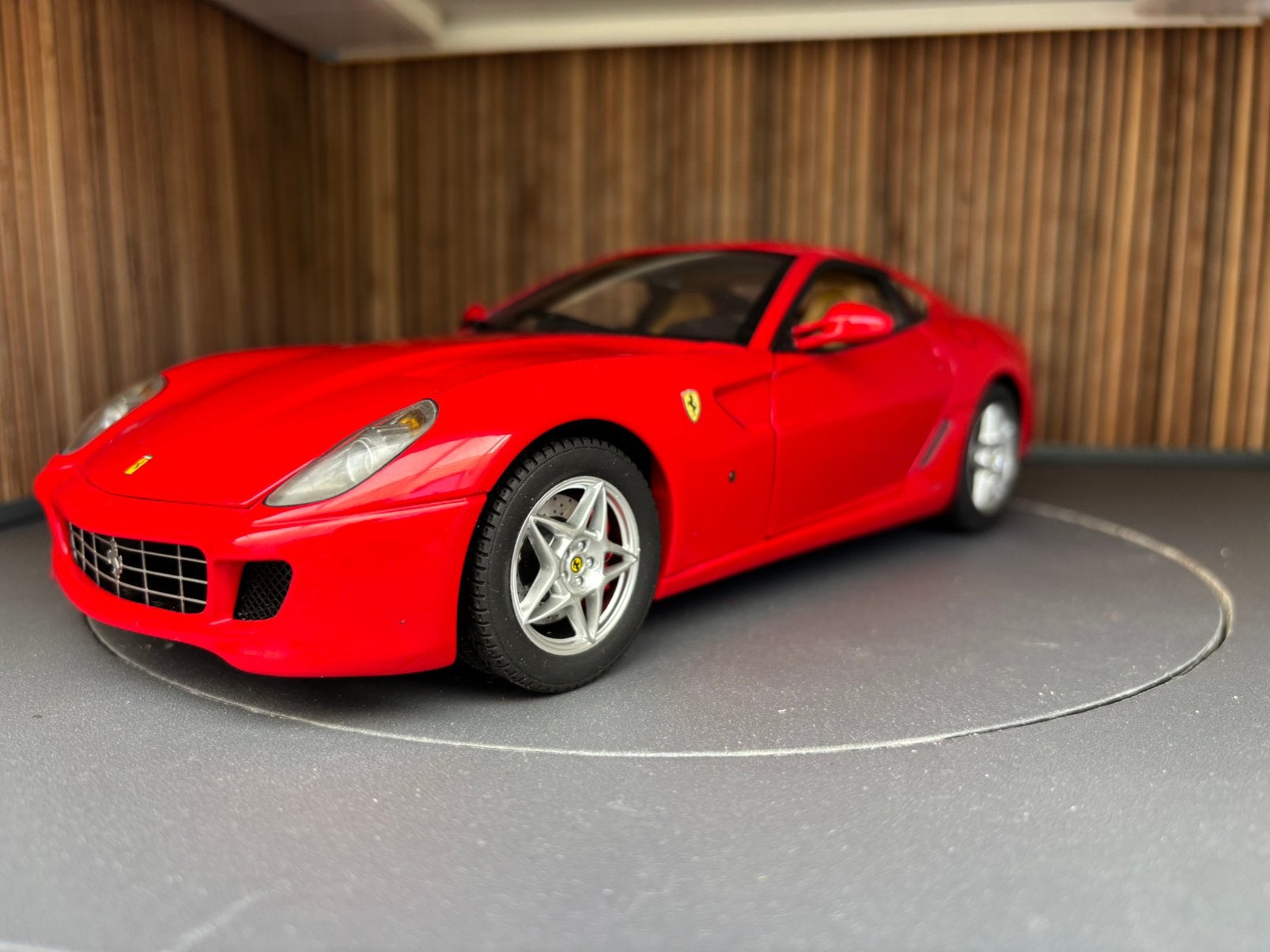 Ferrari 599 GTB Fiorano 1:18 Hot Wheels Elite OVP MJ, Ophalen of Verzenden, Zo goed als nieuw, Auto, Hot Wheels