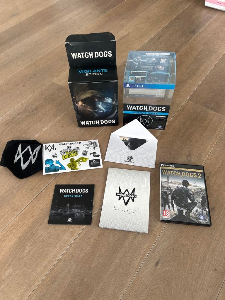 Watch Dogs Vigilante Edition & Watch Dogs 2 Gold Edition, Avontuur en Actie, Online, Vanaf 18 jaar, 1 speler