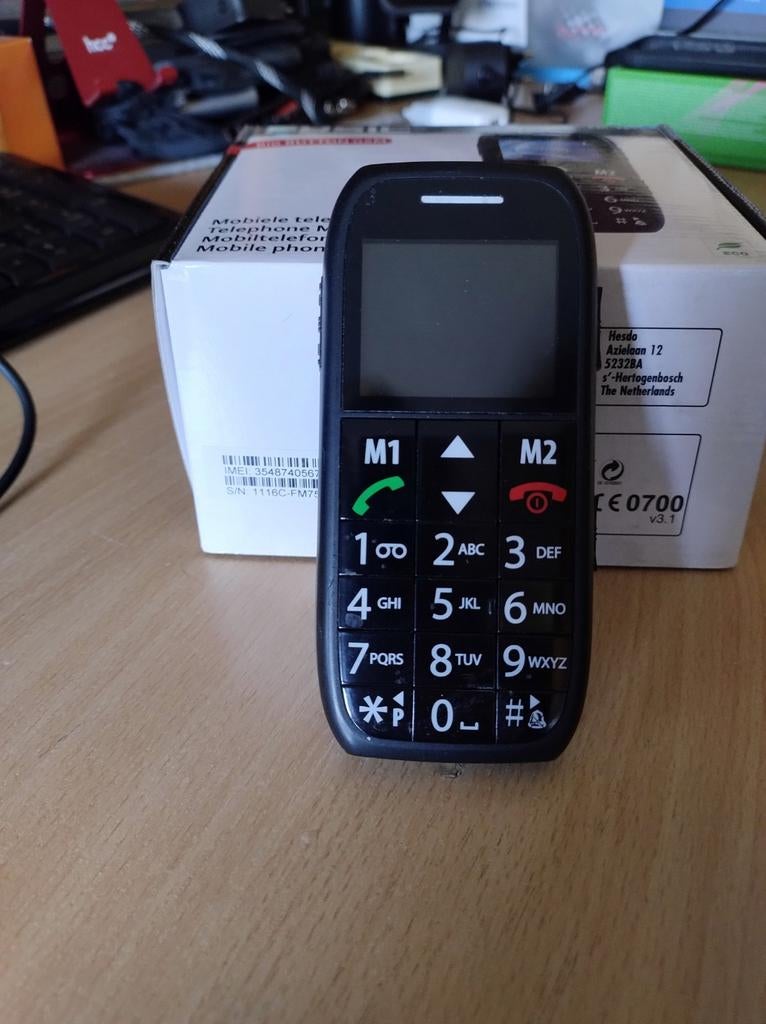 Grote toetsen mobiele telefoon fysic fm-7500, Ophalen of Verzenden, Gebruikt, Geen camera