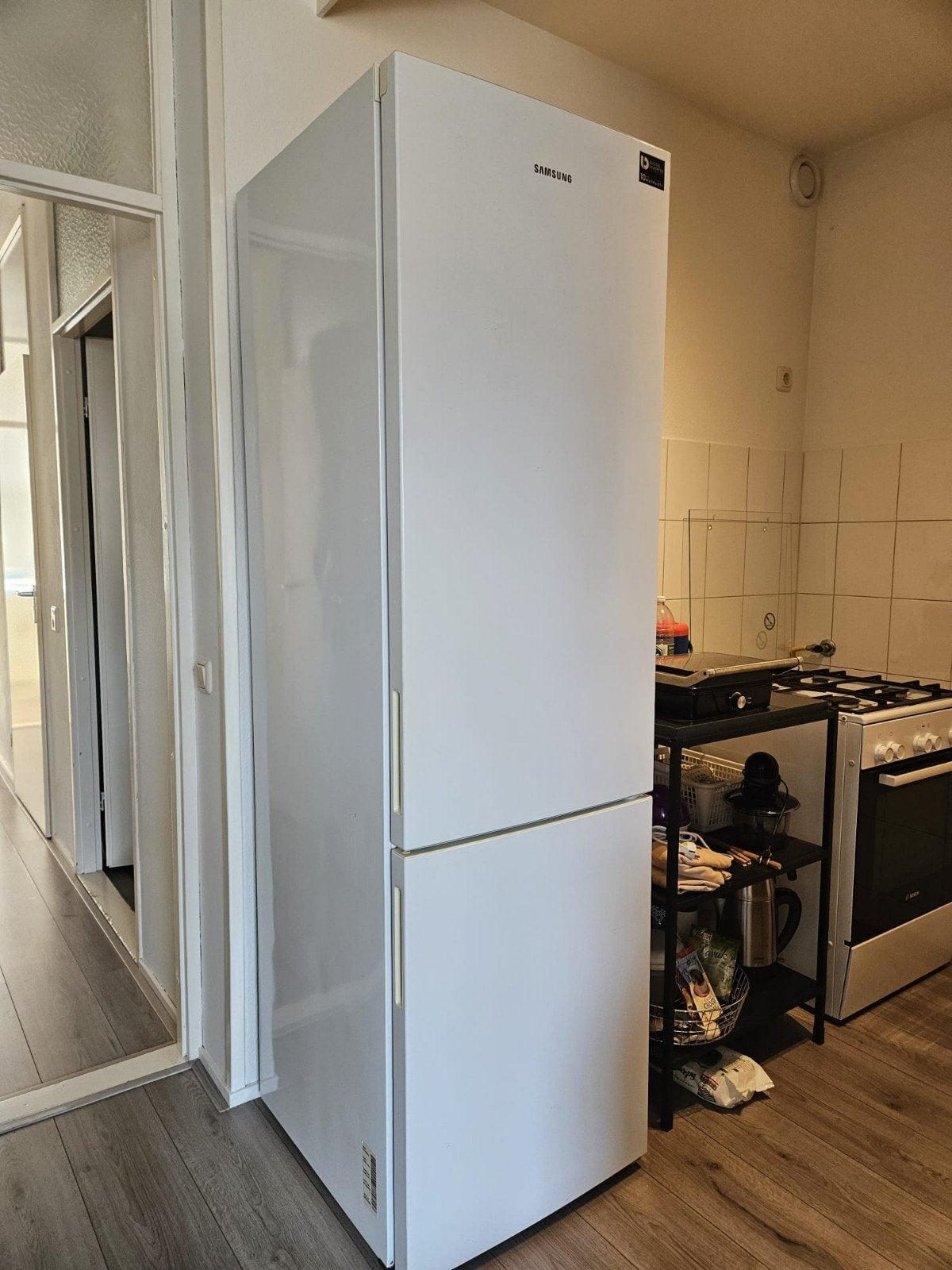 GRATIS Koelkast met vriezer - Samsung - Venray - Werkend, Witgoed en Apparatuur, Koelkasten en IJskasten, Ophalen, 200 liter of meer