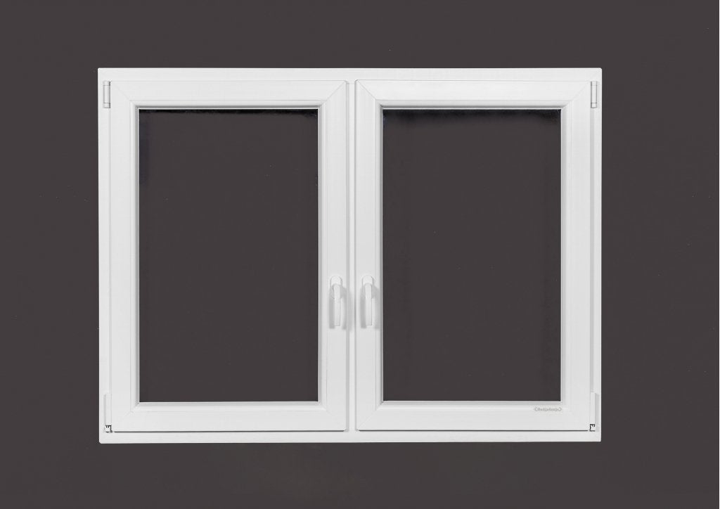 Kunststof Draaikiep draaikiep b150 x h110 RAL 7016 / 9016, Kunststof, Raamkozijn, Niet ingevuld, Nieuw
