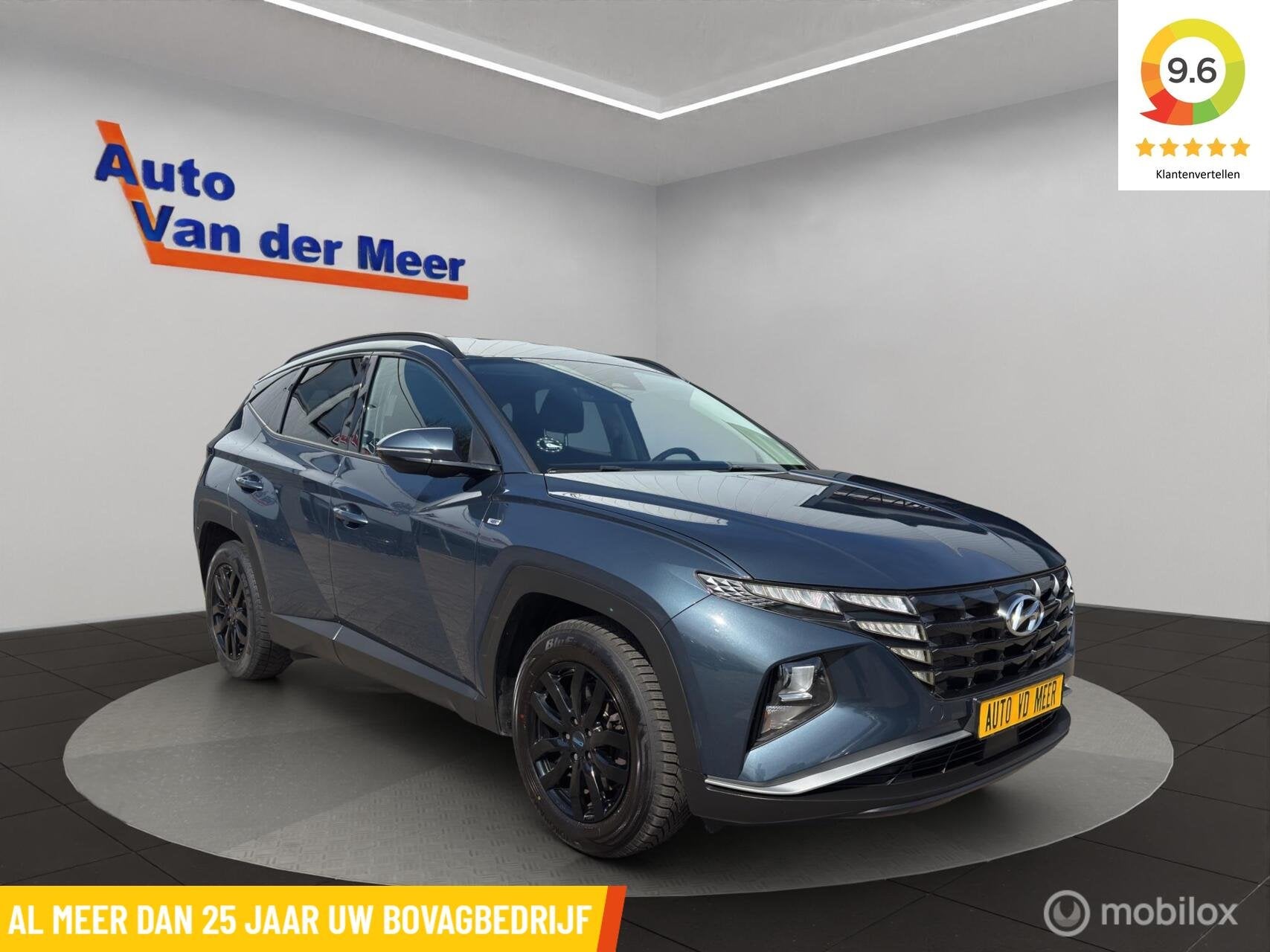 Hyundai Tucson 1.6 T-GDI MHEV Comfort, Auto's, Stof, Gebruikt, 4 cilinders, Blauw