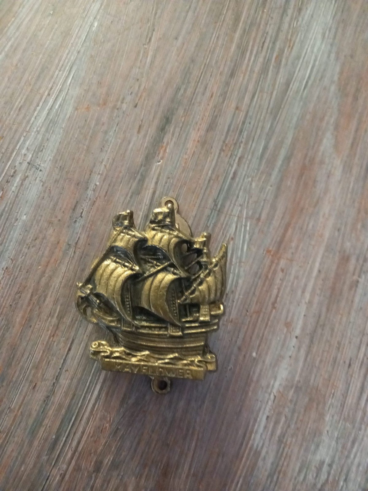 Messing deurklopper van de Mayflower.

Afmetingen: 6 x 7 cm, Ophalen of Verzenden
