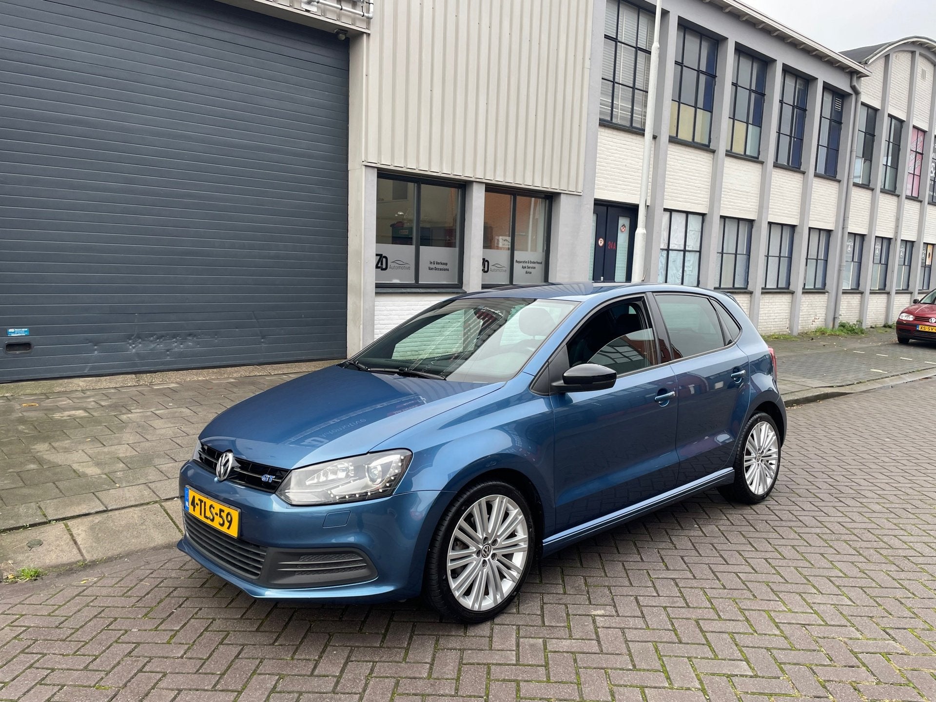 Volkswagen Polo 1.4 TSI BlueGT 2014 NL Auto NAP 5Drs Volle a, Voorwielaandrijving, 4 cilinders, Blauw, 49 €/maand