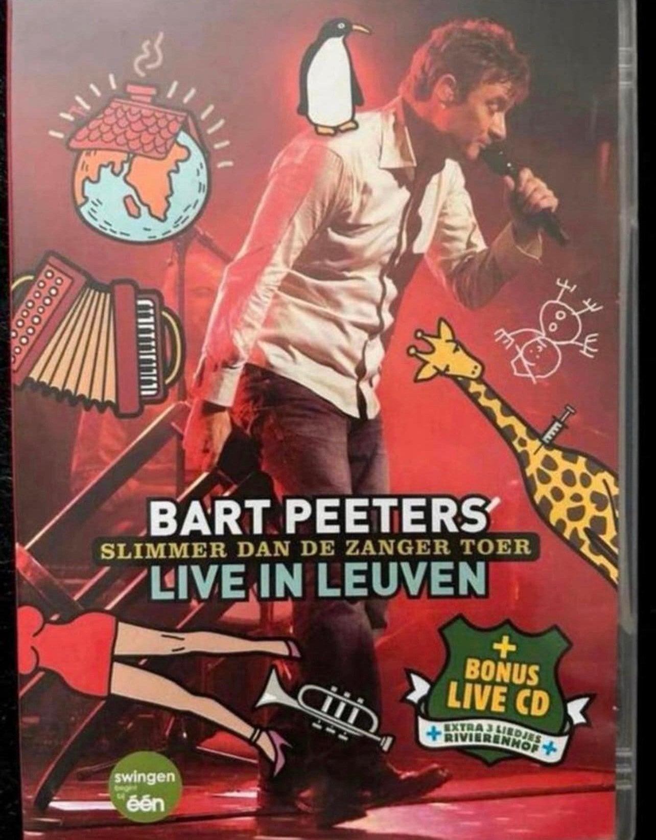 Bart Peeters Slimmer dan de zanger tour  Cd/Dvd, Cd's en Dvd's, Ophalen of Verzenden, Gebruikt