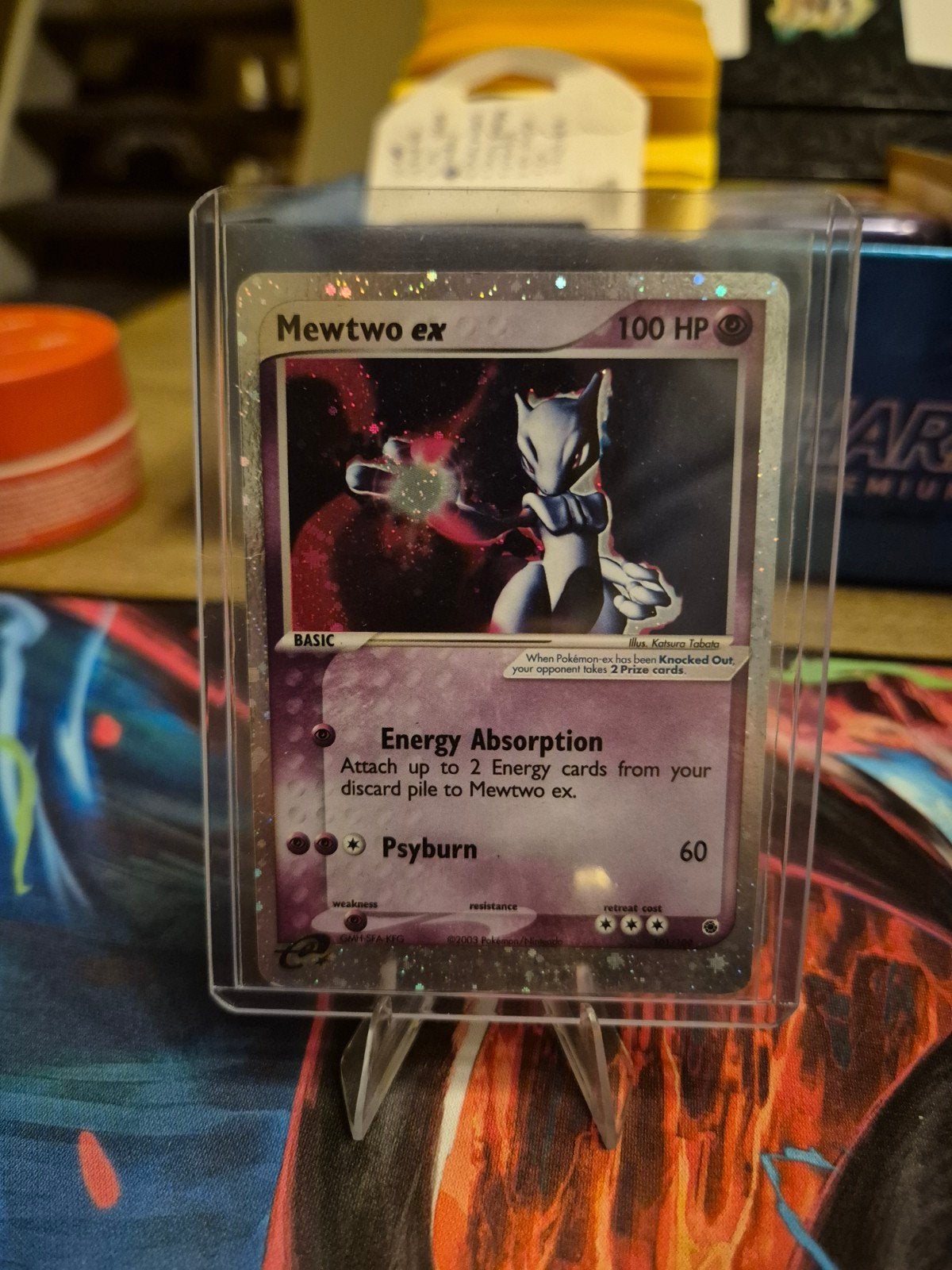 Mewtwo ex 101/109 (2003) - Excellent staat, Ophalen, Zo goed als nieuw, Losse kaart, Foil