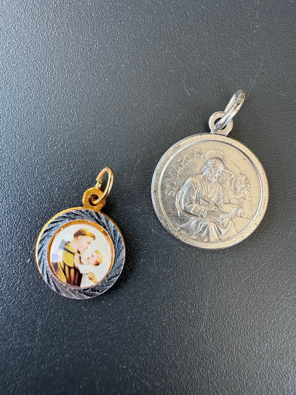 Twee religieuze medailles: St. Marcus en St. Antonius, Ophalen of Verzenden