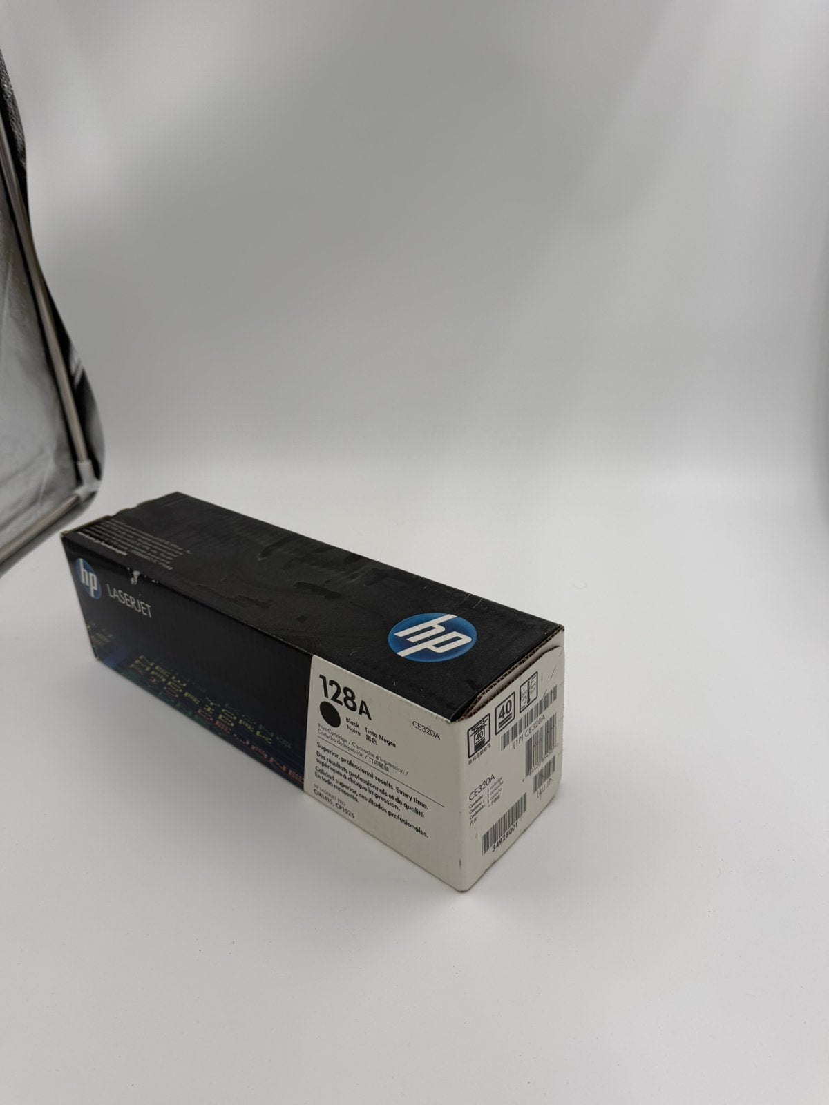 HP 128A zwarte toner, Ophalen of Verzenden, Zo goed als nieuw