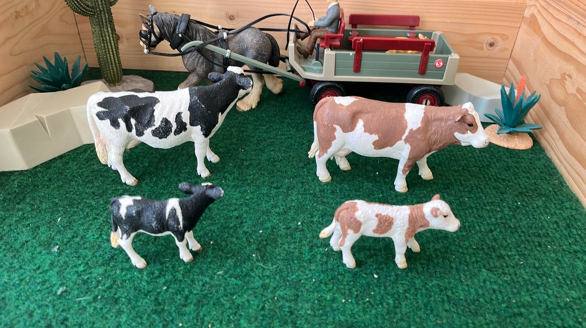 Schleich koeien, Ophalen of Verzenden, Zo goed als nieuw, Boerderijdier, Beeldje of Figuurtje