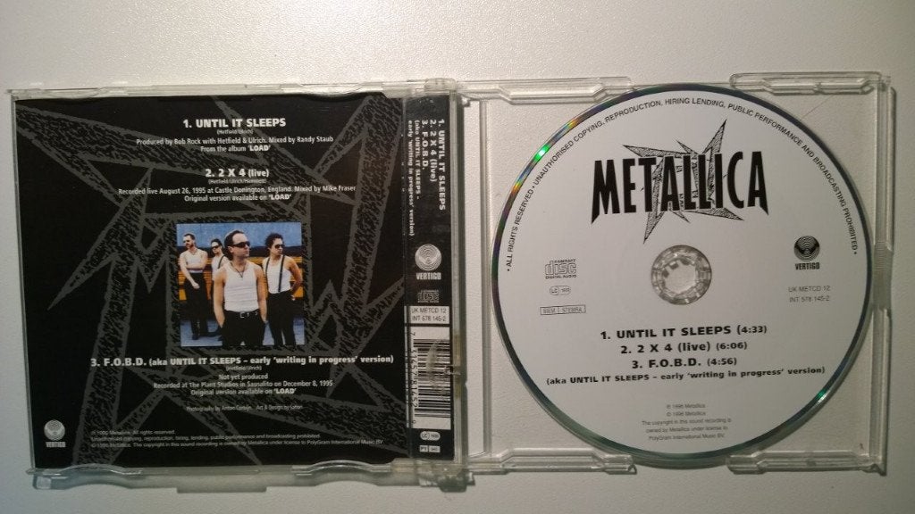 Metallica - Until It Sleeps, Ophalen of Verzenden, Zo goed als nieuw, Rock en Metal