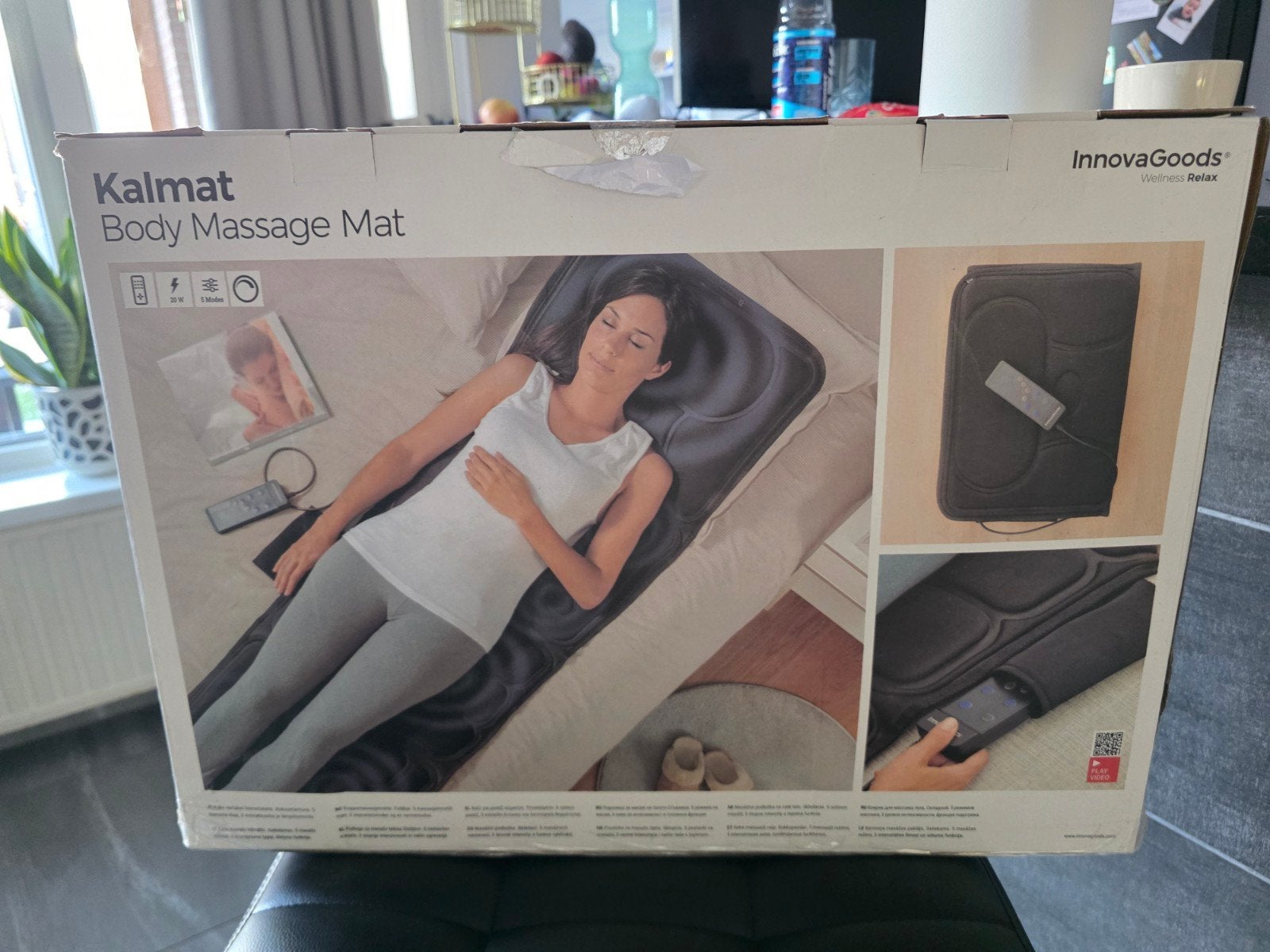 Kalmat Body Massage Mat - InnovaGoods Wellness Relax, Ophalen of Verzenden, Nieuw, Massagestoel of Kussen