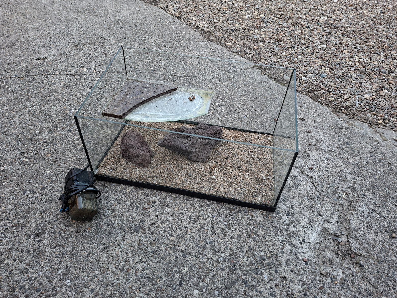 Kleine aquarium, Ophalen, Gebruikt, Leeg aquarium