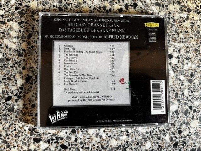 The Diary of Anne Frank, Cd's en Dvd's, Soundtrack, Ophalen of Verzenden, Zo goed als nieuw, Soundtrack
