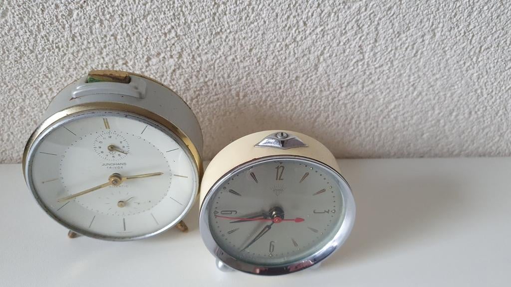 Twee vintage wekkertjes, Witgoed en Apparatuur, Ophalen of Verzenden