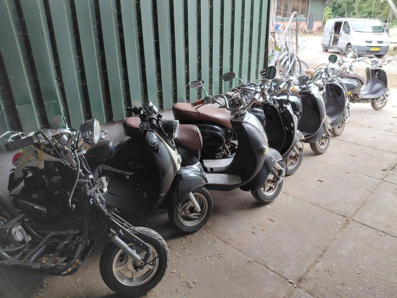 partij Scooters, Ophalen, Gebruikt