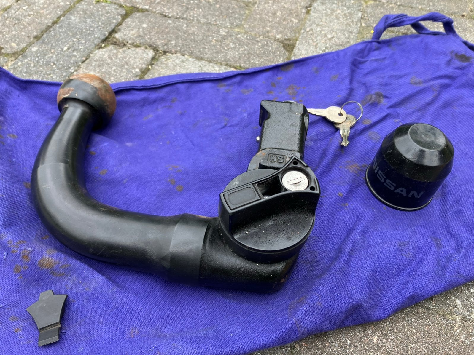 Afneembare trekhaak, 2 sleutels, zat bij renault clio estate, Ophalen of Verzenden, Gebruikt
