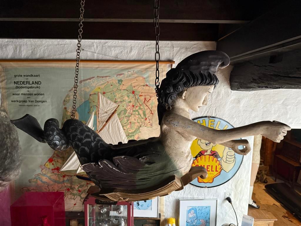 Kermis Antien Beeldornament antiek, Ophalen of Verzenden
