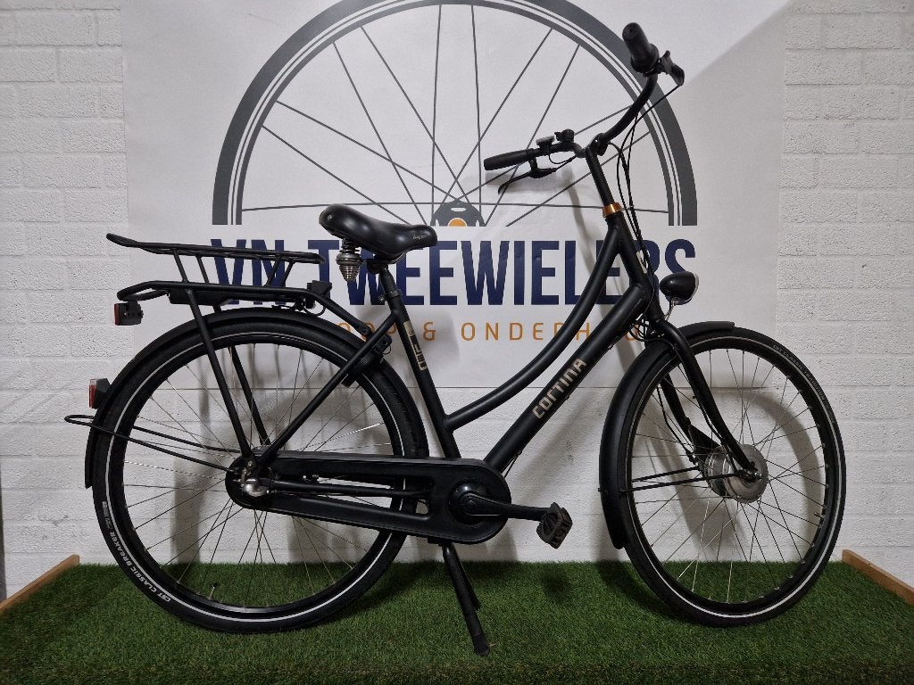 Cortina E-U1 Dames E-bike 28" 50cm N3, (Extra) lage instap, Zo goed als nieuw, 50 tot 53 cm, Ophalen
