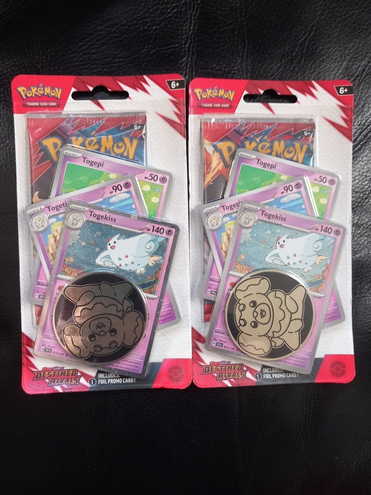 Pokémon TCG - Destined Rivals: Togekiss Blisters (cm NL low), Hobby en Vrije tijd, Ophalen of Verzenden, Nieuw, Booster, Foil