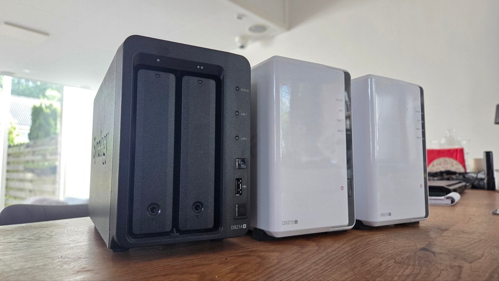 Synology NAS 1x DS214+ en 2x DS215J, 2-bay, Gebruikt, Server, HDD