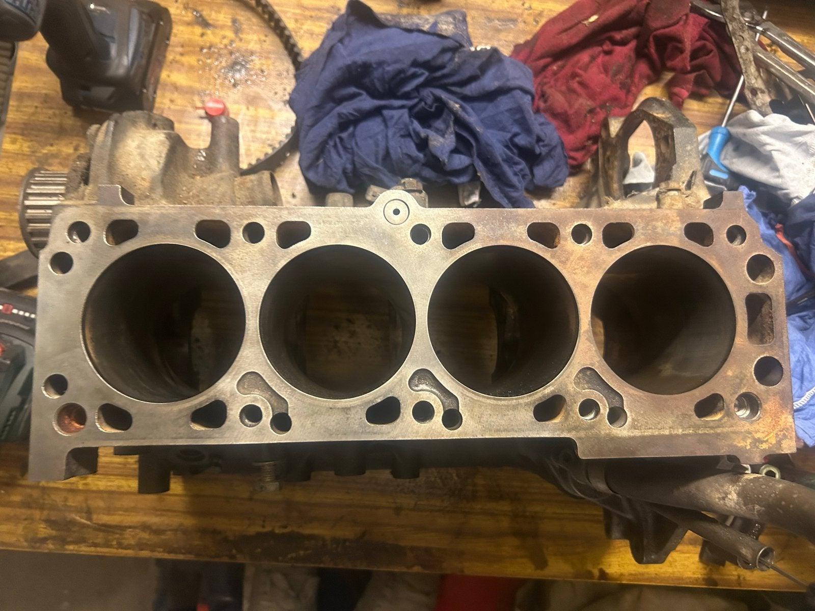 C20XE onderblok - Opel 2.0 16V motorblok, Ophalen, Gebruikt, Opel