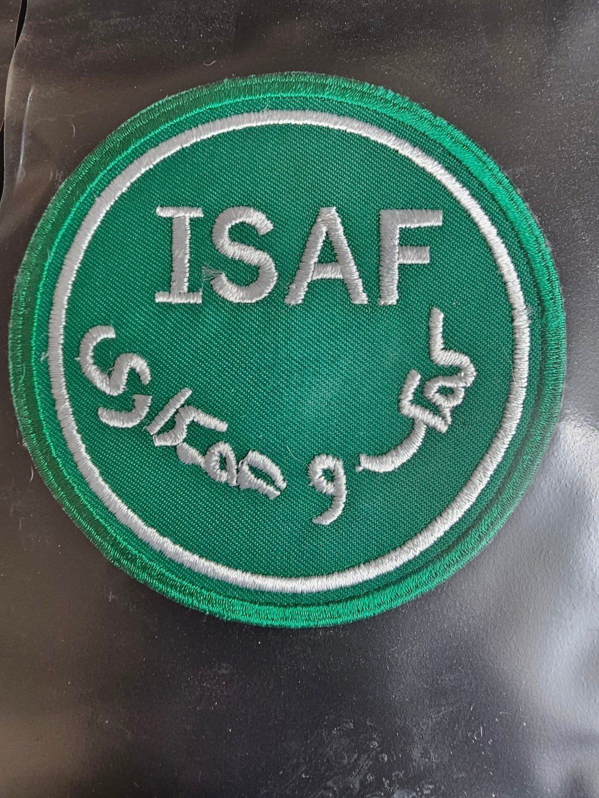 isaf patch, Verzamelen, Ophalen of Verzenden, Luchtmacht, Nederland, Embleem of Badge