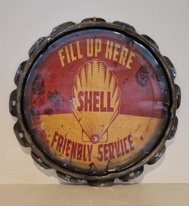 metaal blik, shell, Ophalen of Verzenden, Nieuw, Metaal, Decoratieobject