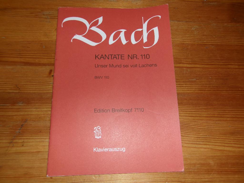 Bach - kantate nr. 110 Bmv 110, Muziek en Instrumenten, Klassiek, Ophalen of Verzenden, Artiest of Componist, Gebruikt
