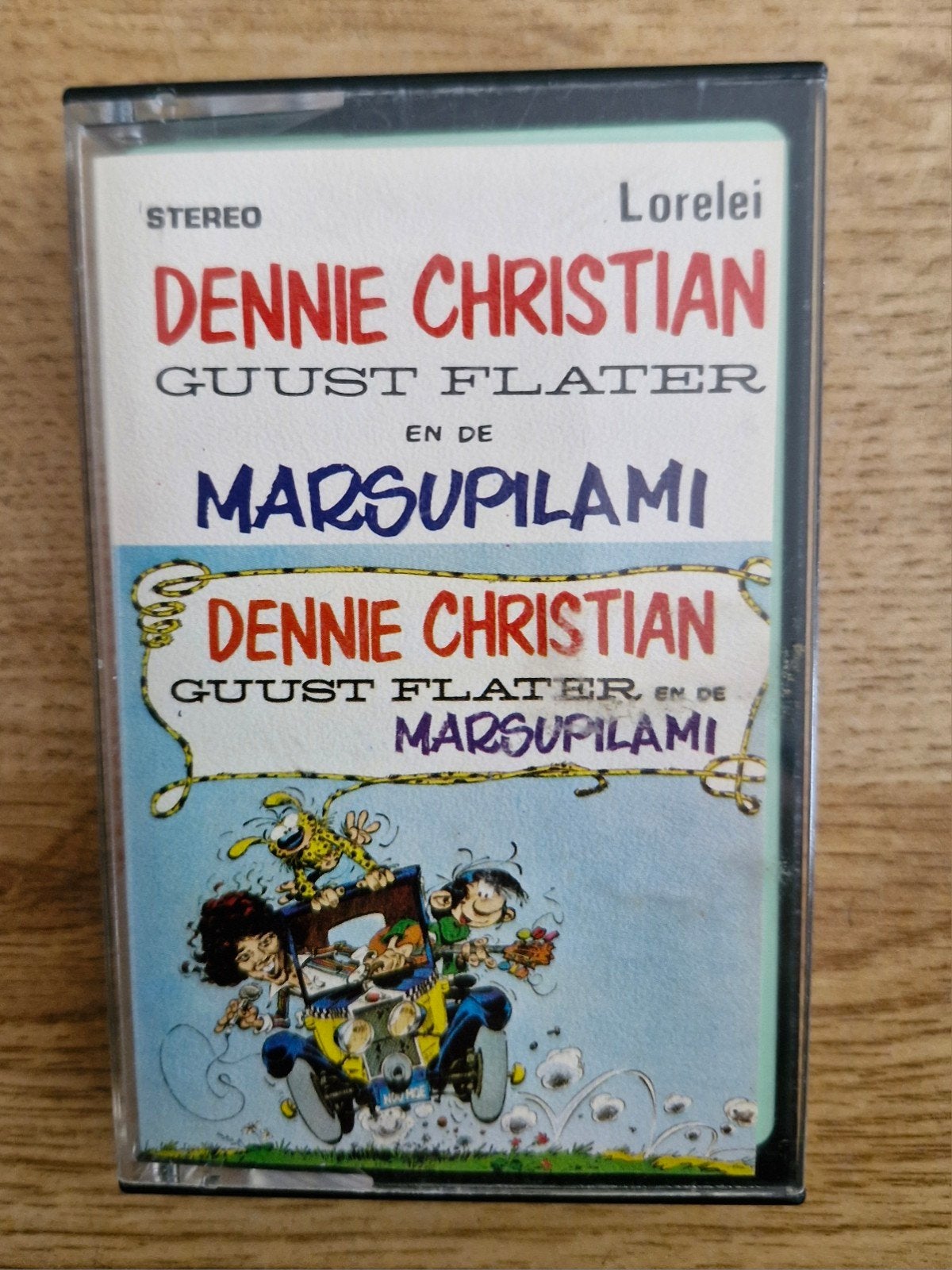 Cassettenandje Dennie Christian Guust Flater en Marupilami, Cd's en Dvd's, Ophalen of Verzenden, Zo goed als nieuw, Overige genres