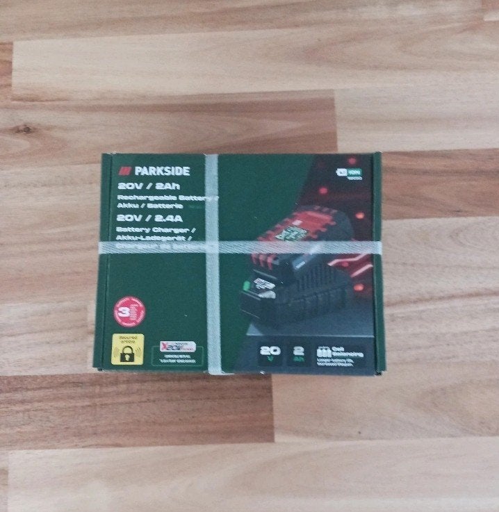 Parkside 20V Accu en Oplader Set - Nieuw in Doos, Ophalen of Verzenden, Nieuw, Overige typen