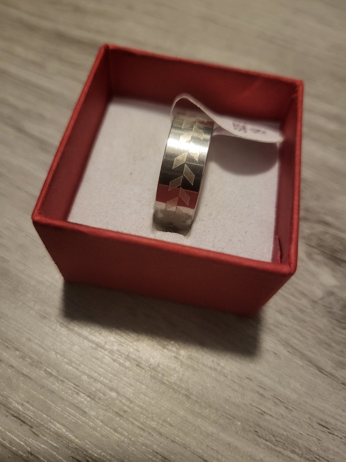 Nieuwe zilverkleurige ring, maat 19, IJzer of Staal, 19 tot 20, Nieuw, Ophalen of Verzenden
