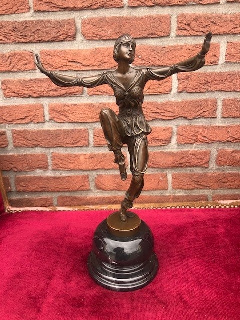 gedetailleerd bronzen beeld, SHEHERAZADE, Ophalen of Verzenden, Brons