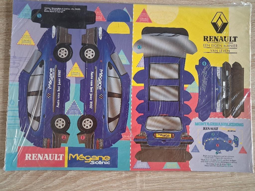 Bouwplaat Renault Megane/scenic, Ophalen of Verzenden, Zo goed als nieuw, Auto's