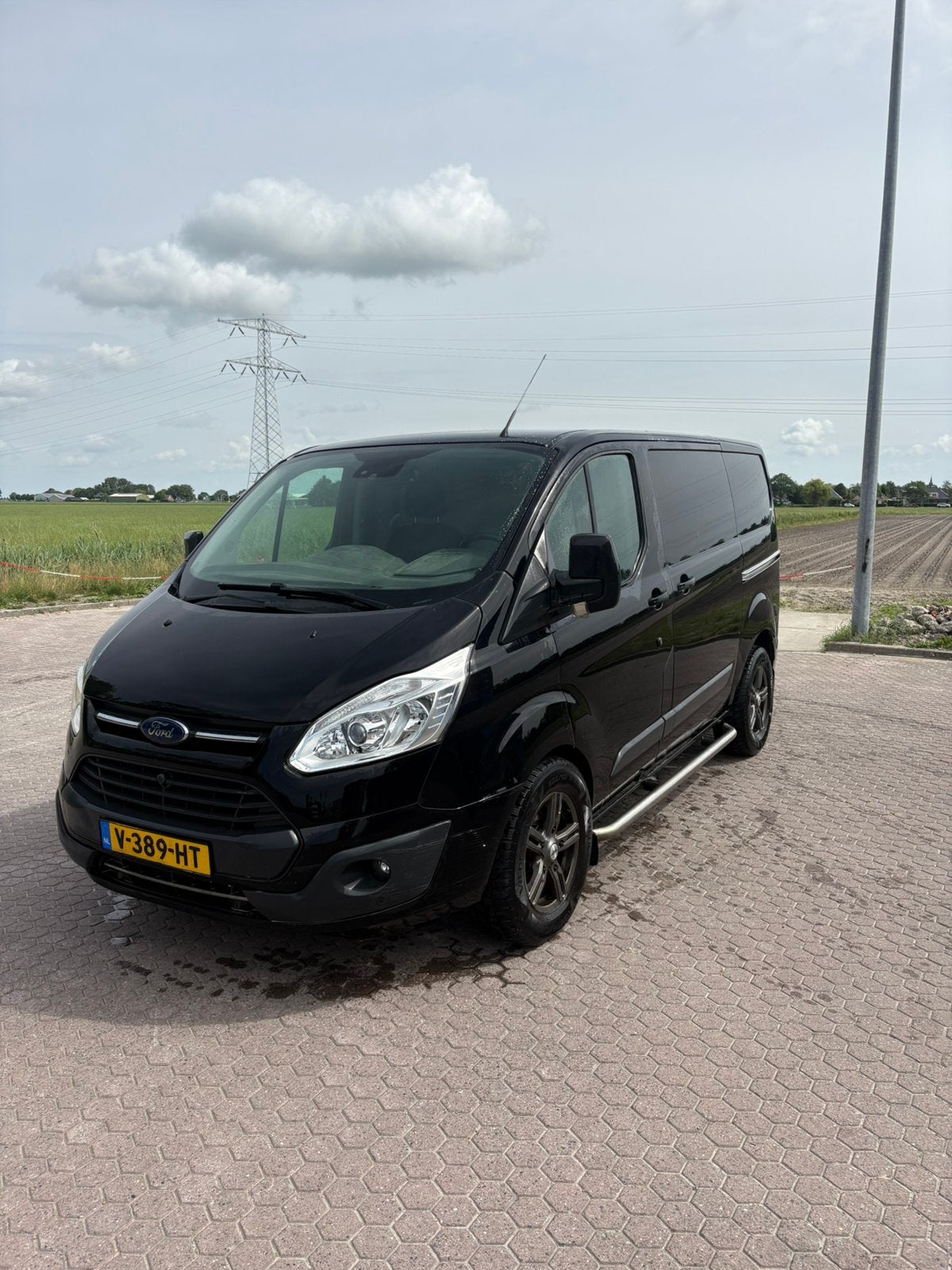Ford Transit Custom GB 2.0 Tdci 170PK 270 L1h1 Automaat 2017, Stof, 1995 cc, 4 cilinders, Zwart