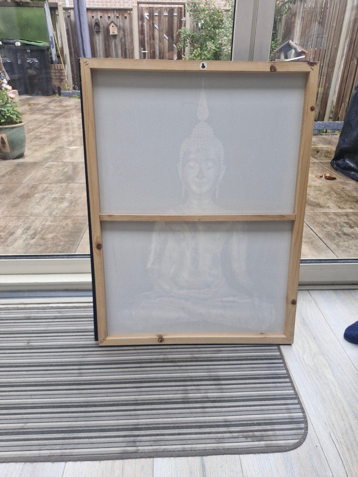 Boedha canvas 2x, Ophalen, Onbekend, Zo goed als nieuw, Onbekend