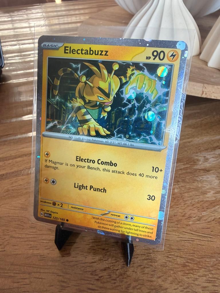 Pokemon Electabuzz, Ophalen of Verzenden, Nieuw, Losse kaart, Foil