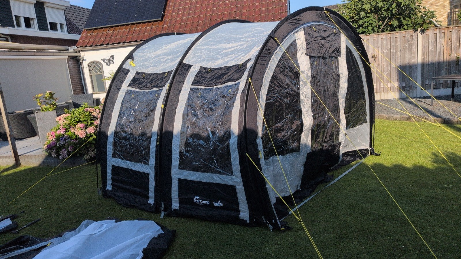 Mooie campertent met extra flap, Ophalen, Gebruikt, Tot en met 2