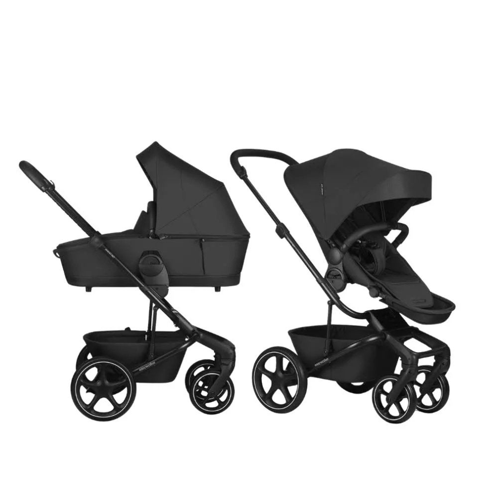 Easywalker Harvey 3 kinderwagen+ reiswieg Shadow Black zgan, Zo goed als nieuw, Met reiswieg, Ophalen, Kinderwagen
