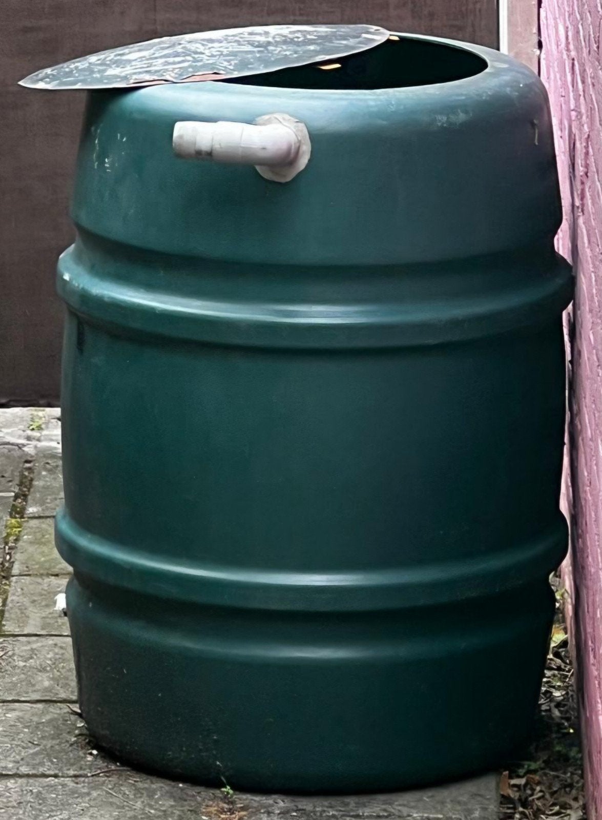 Regenton groen met deksel, 150 liter of meer, Ophalen, Gebruikt, Kunststof