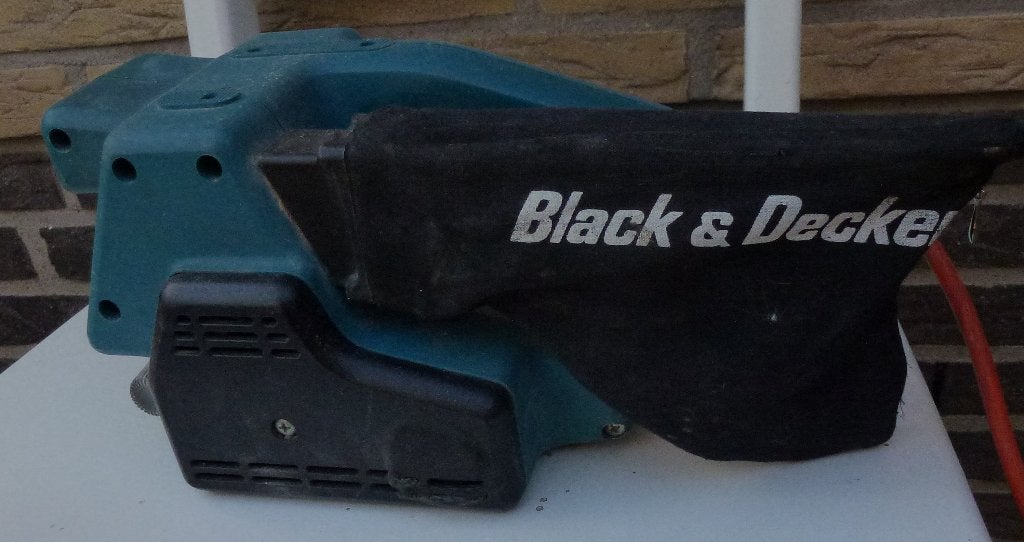 Black & Decker DN83 bandschuurmachine 500W, Ophalen of Verzenden, Gebruikt, Minder dan 600 watt, Bandschuurmachine