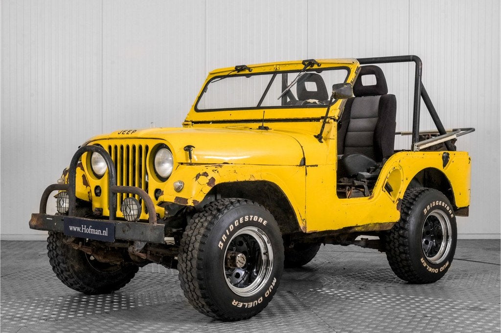 Willys Jeep Overland (bj 1957), Auto's, Jeep, Gebruikt, Overige modellen, Wit, Bedrijf