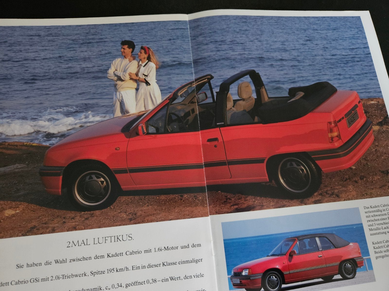 Brochure Opel Kadett Cabrio 1989, Ophalen of Verzenden, Zo goed als nieuw, Opel