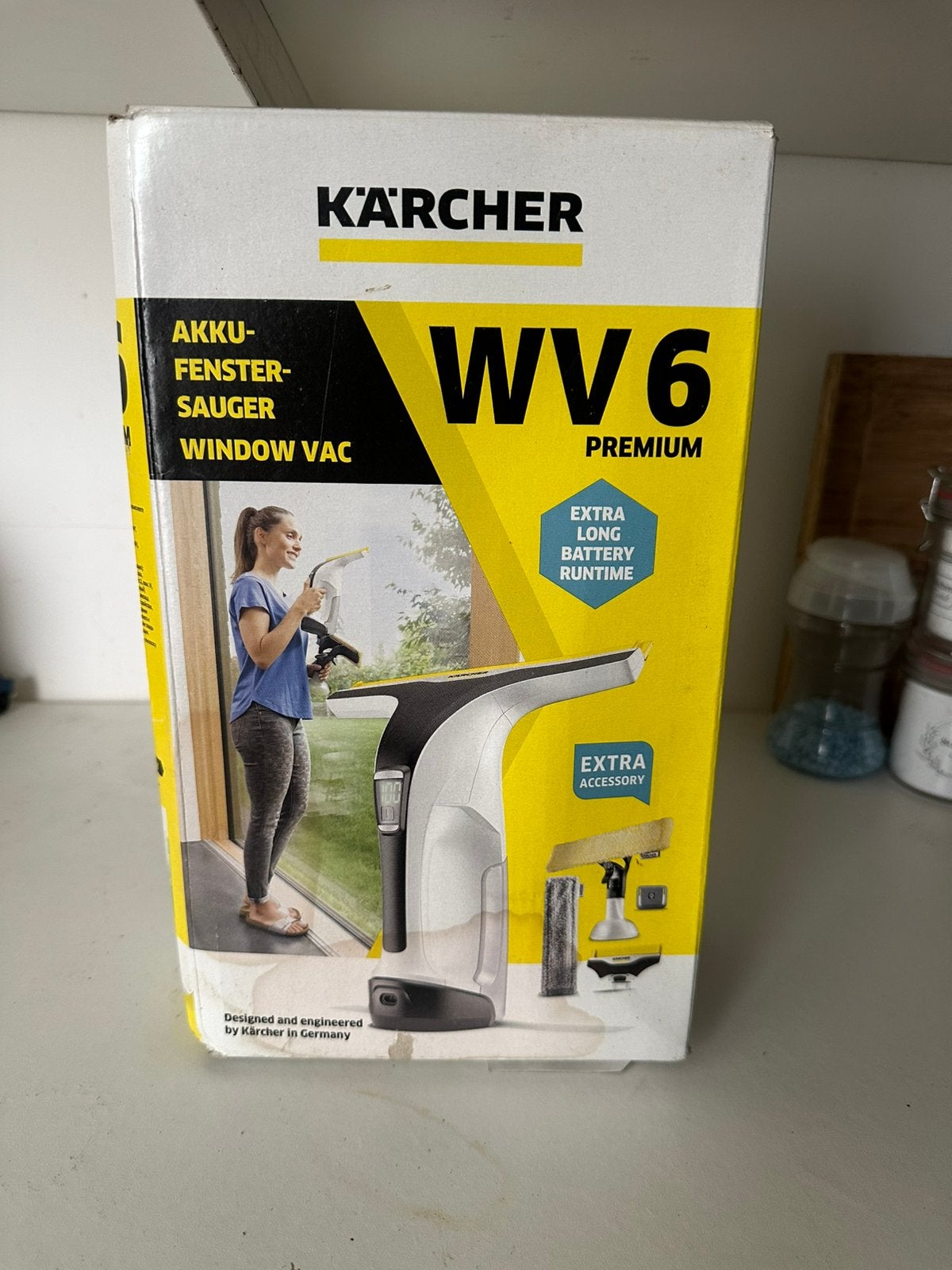 Karcher ramenzemer., Huis en Inrichting, Schoonmaakartikelen, Ophalen, Raamwisser of Trekker