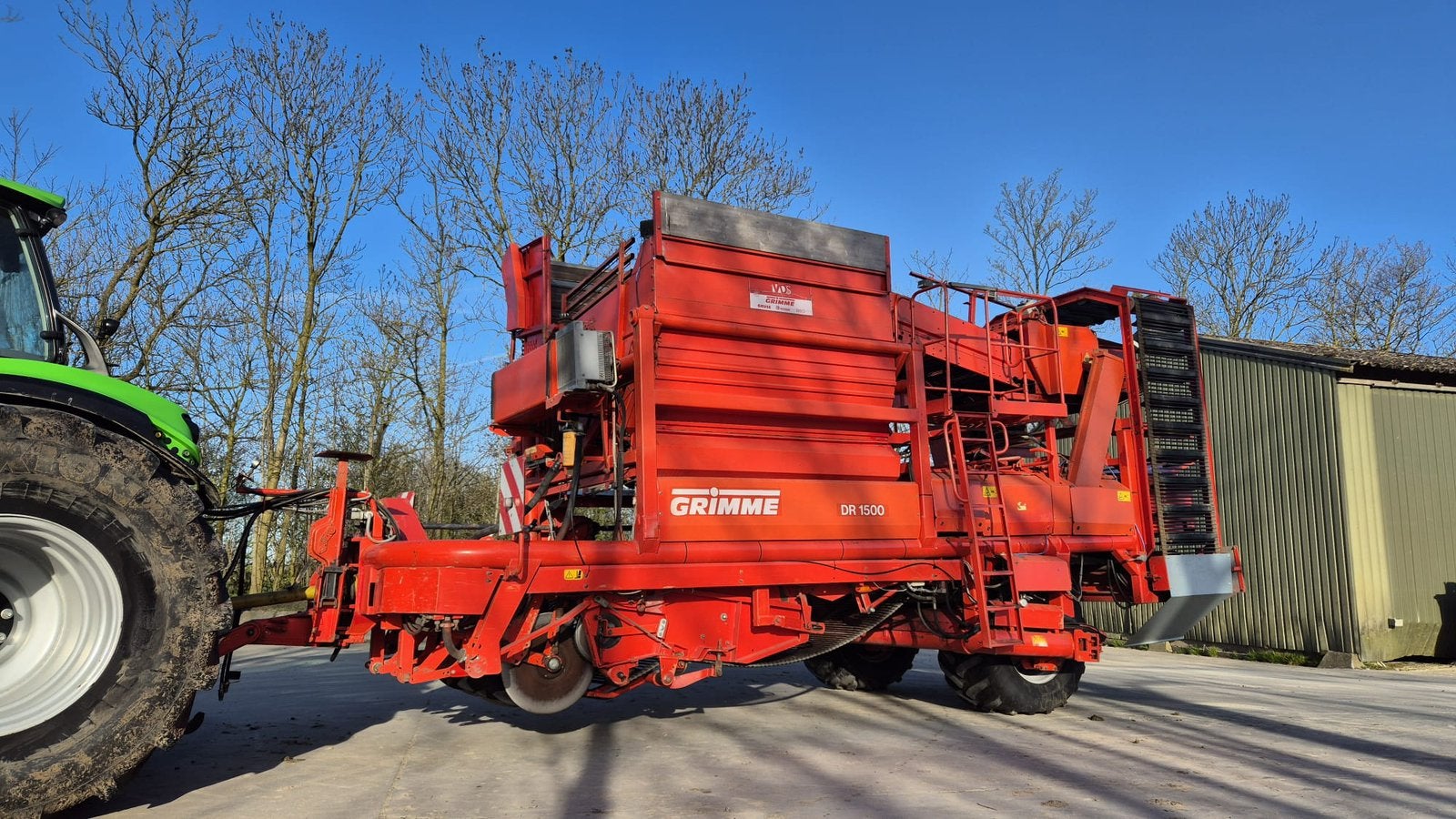 Grimme dr 1500 aardappelrooier met wielaandrijving, Ophalen, Akkerbouw, Aardappeltechniek