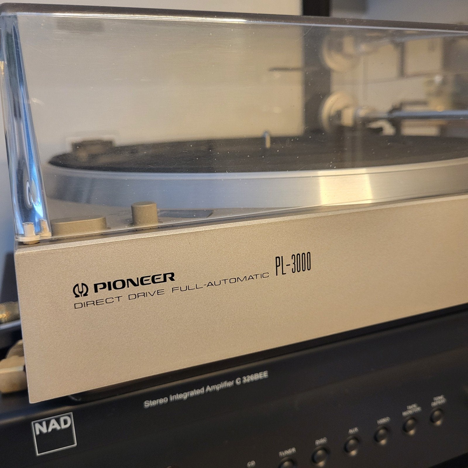 Pioneer PL-3000 Direct Drive Volautomatische Platenspeler, Ophalen, Gebruikt, Automatisch, Pioneer