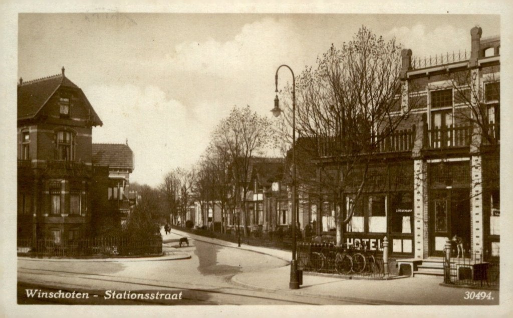 Winschoten Stationsstraat # 276, Verzenden, Voor 1920, Gelopen, Groningen