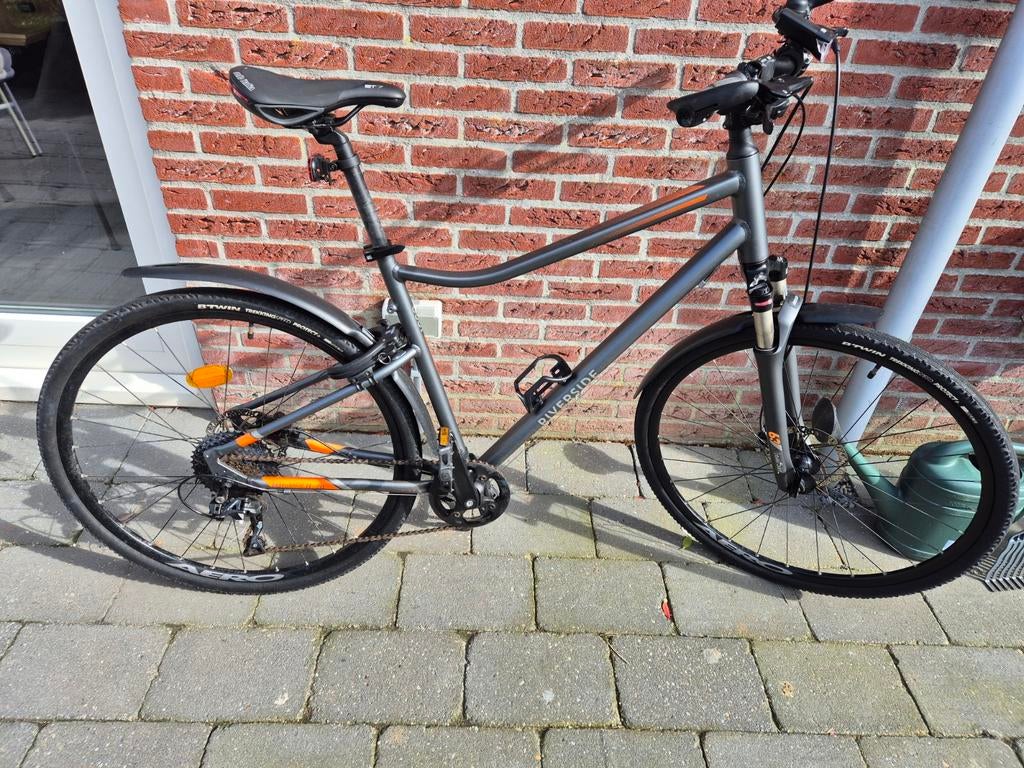 Riverside 900 Hybride Fiets - Maat L - Zeer Goede Staat, Gebruikt, Versnellingen, 57 tot 61 cm, Ophalen