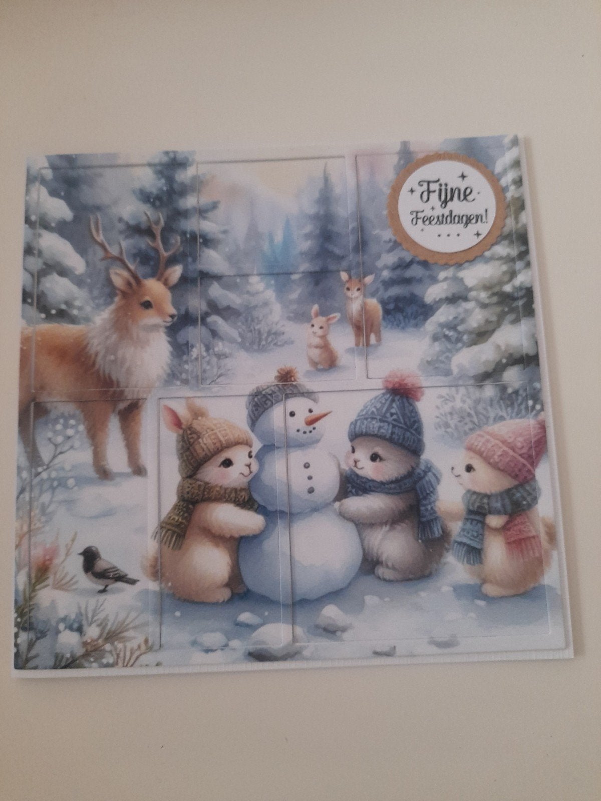 Zelfgemaakte kaart, Ophalen of Verzenden, Nieuw, Kerst