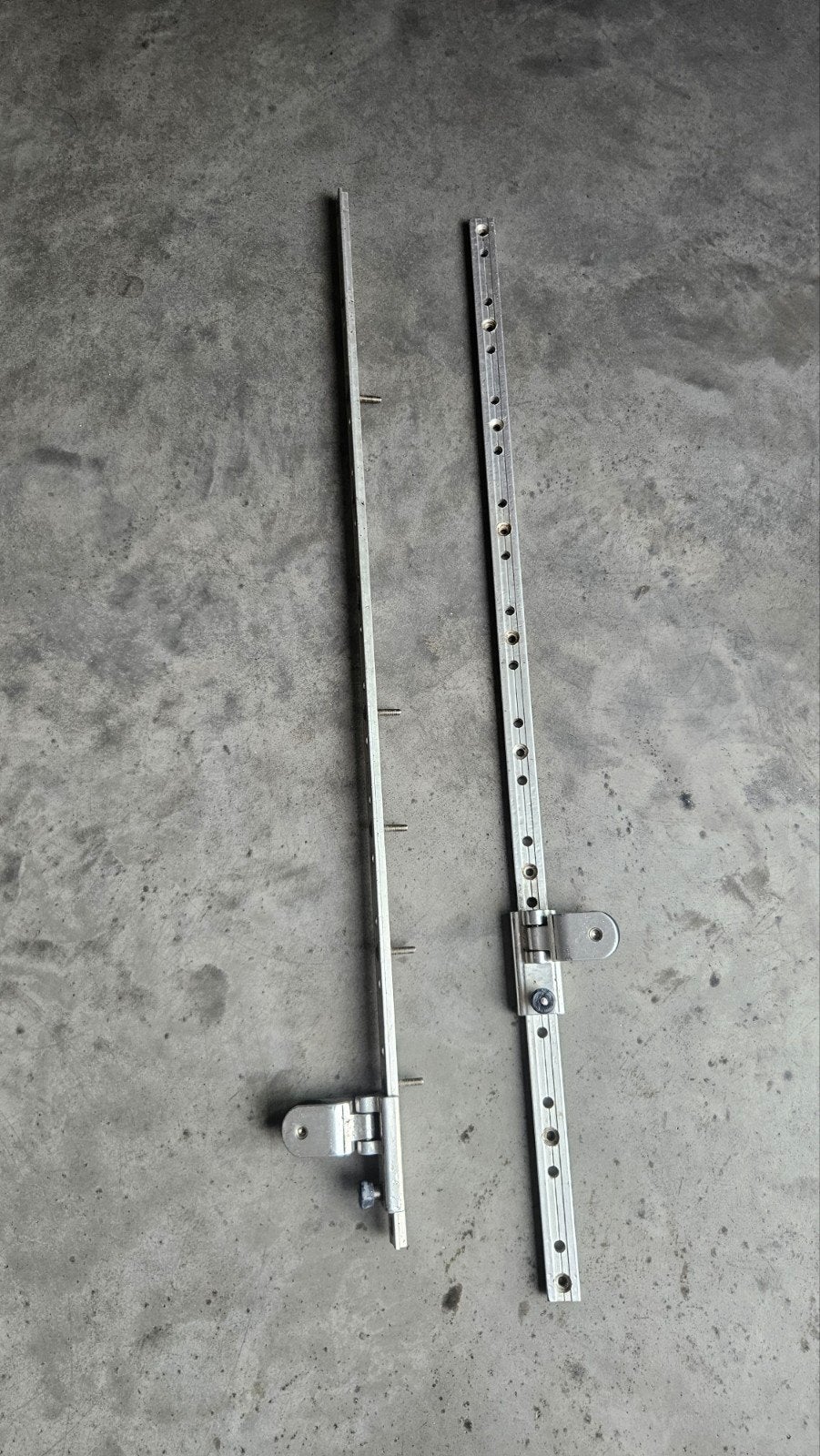 Rails voor gewone fok of genua 76 cm , 2cm breed., Ophalen of Verzenden, Gebruikt, Genua of Fok, Minder dan 15 m²